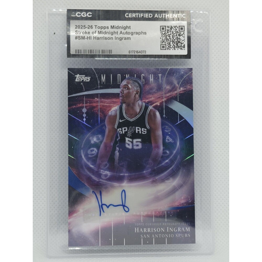 2025-26 Topps Midnight - Stroke of Midnight Autographs Harrison Ingram #SM-HI